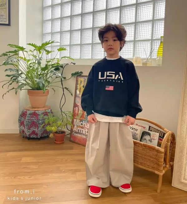 From I - Korean Children Fashion - #designkidswear - USA Sweatshirt - 9