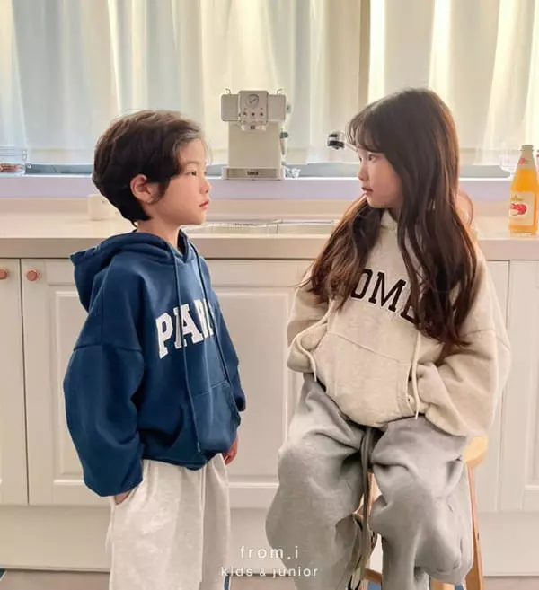 From I - Korean Children Fashion - #designkidswear - Paris Room Hoody - 8