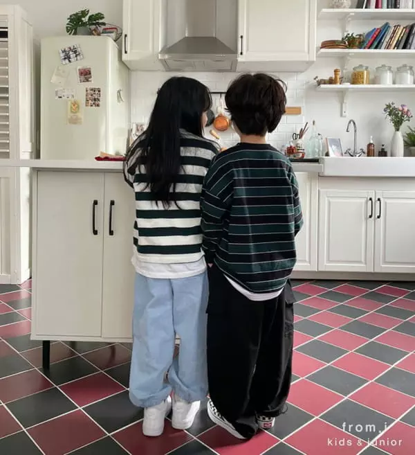 From I - Korean Children Fashion - #discoveringself - Stripes Tee - 11