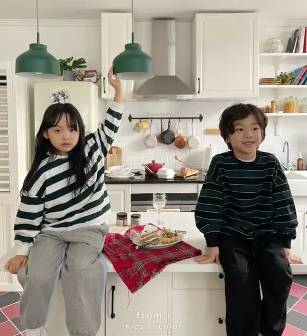 From I - Korean Children Fashion - #fashionkids - Stripes Tee - 12