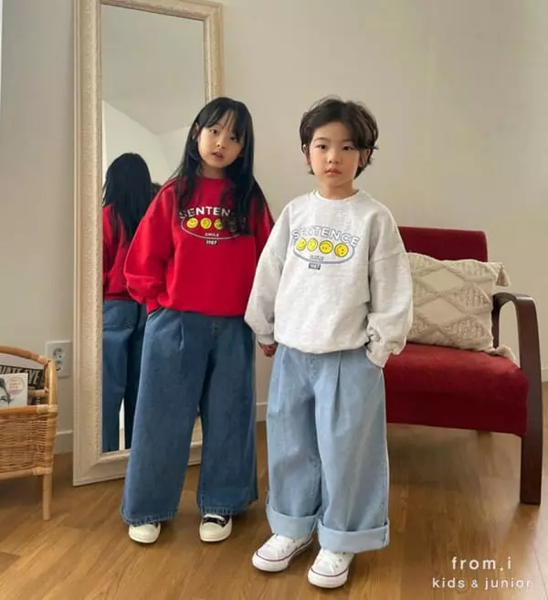 From I - Korean Children Fashion - #kidsstore - Smile Sweatshirt - 5