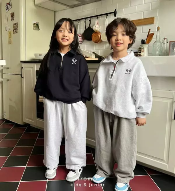 From I - Korean Children Fashion - #littlefashionista - Tennis Zip-up Sweatshirt - 2