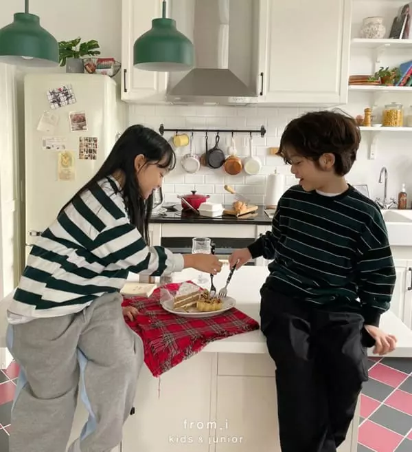 From I - Korean Children Fashion - #minifashionista - Stripes Tee - 5