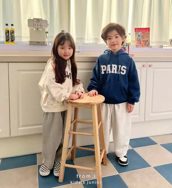 From I - Korean Children Fashion - #prettylittlegirls - Paris Room Hoody - 2