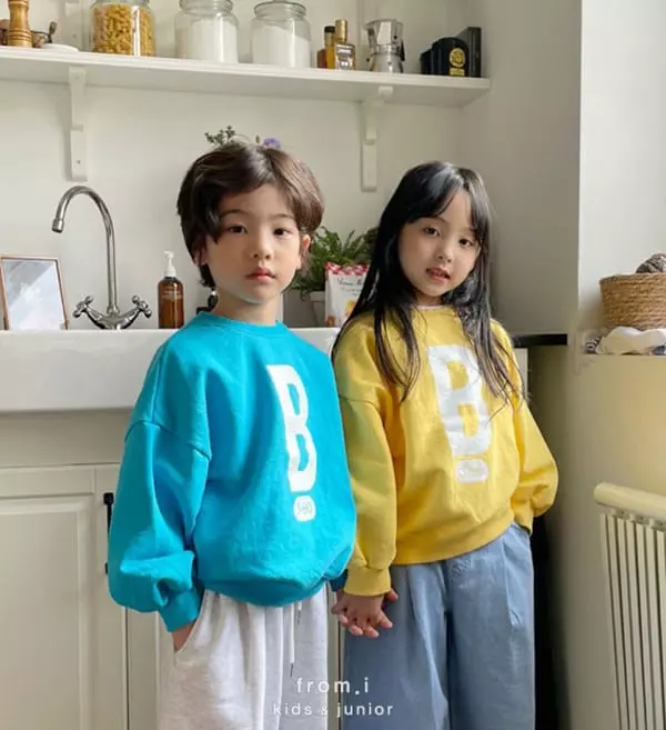 From I - Korean Children Fashion - #prettylittlegirls - B Sweatshirt - 2