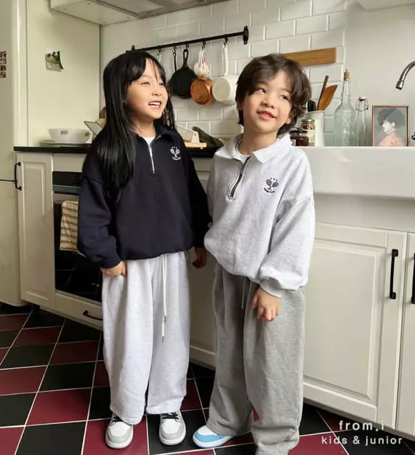 From I - Korean Children Fashion - #stylishchildhood - Tennis Zip-up Sweatshirt - 8