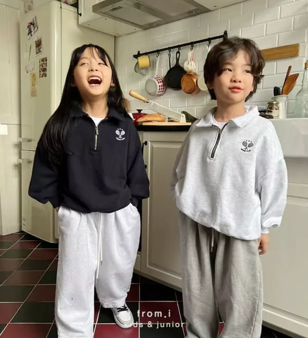From I - Korean Children Fashion - #todddlerfashion - Tennis Zip-up Sweatshirt - 6