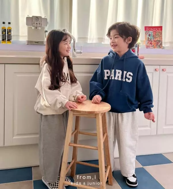 From I - Korean Children Fashion - #todddlerfashion - Paris Room Hoody - 3