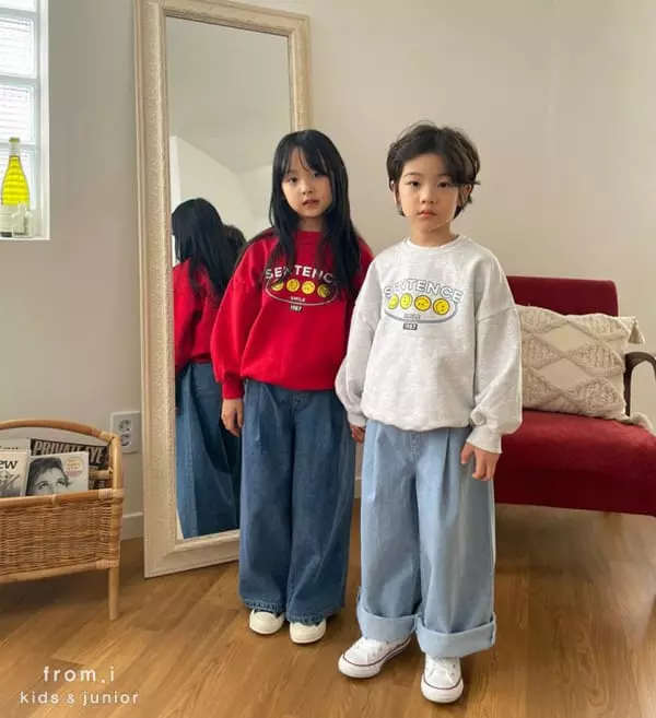 From I - Korean Children Fashion - #todddlerfashion - Wide Jeans