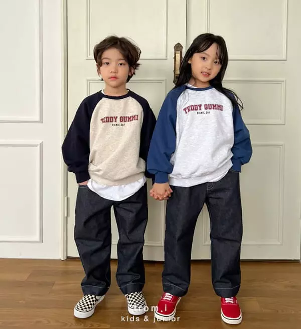 From I - Korean Children Fashion - #toddlerclothing - Teddy Raglan - 3