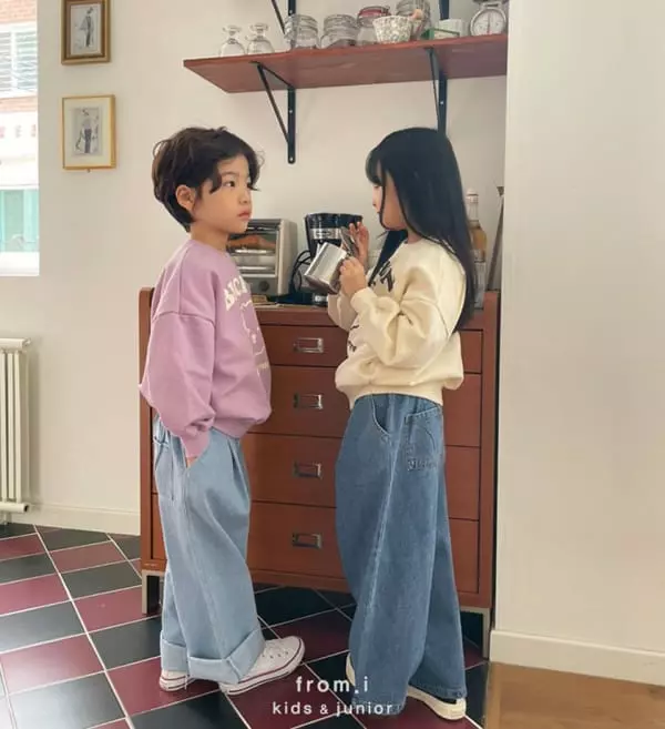 From I - Korean Children Fashion - #toddlerclothing - Wide Jeans - 2