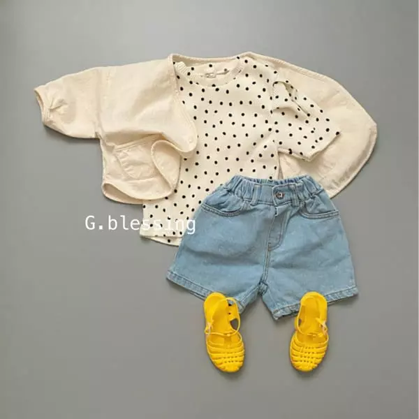 G Blessing - Korean Children Fashion - #Kfashion4kids - Sleeves Shirring Tee - 9