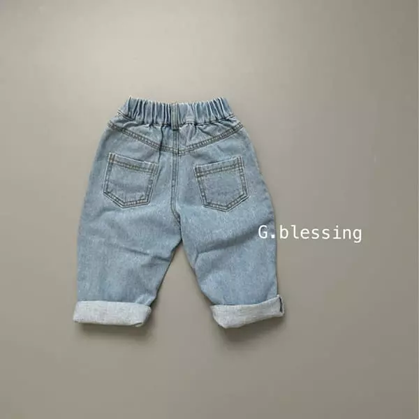 G Blessing - Korean Children Fashion - #childofig - Natural Jeans - 2