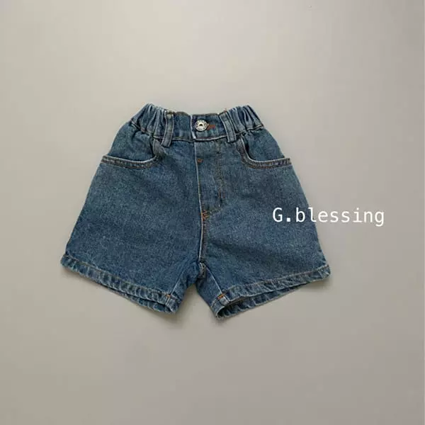 G Blessing - Korean Children Fashion - #designkidswear - Daily Denim Shorts