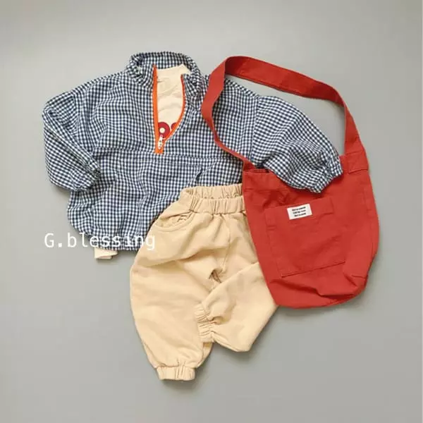 G Blessing - Korean Children Fashion - #designkidswear - Check Check Anorak - 10