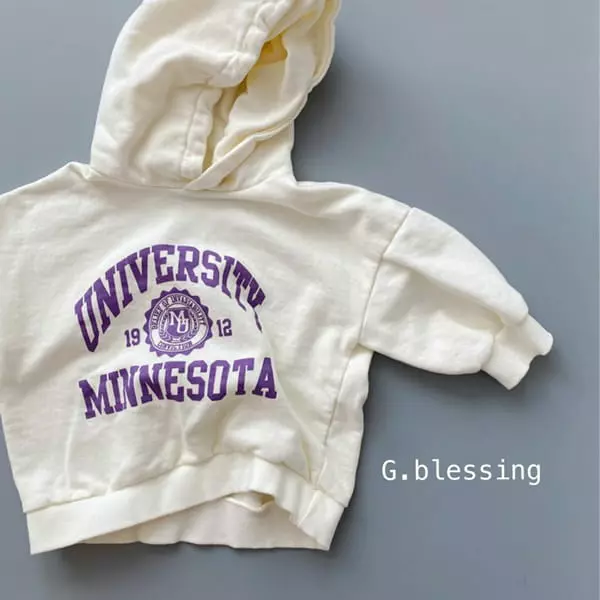 G Blessing - Korean Children Fashion - #fashionkids - Minesota Hoody - 2