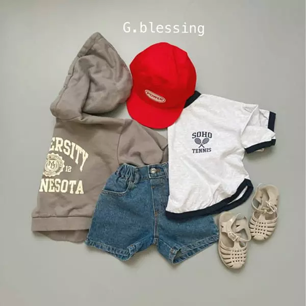 G Blessing - Korean Children Fashion - #fashionkids - Daily Denim Shorts - 9