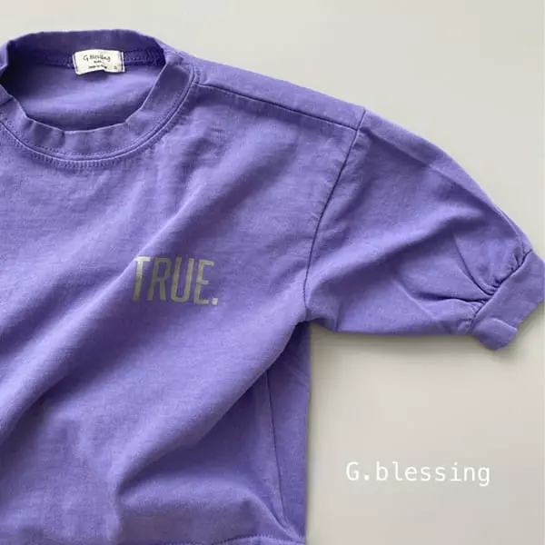 G Blessing - Korean Children Fashion - #kidsshorts - True Tee - 5