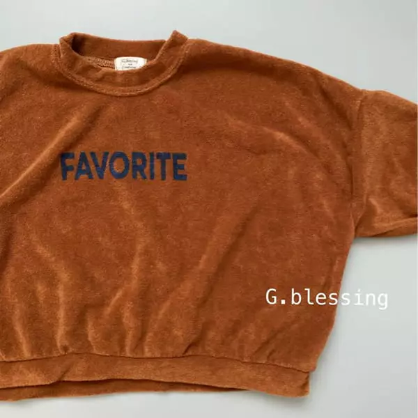 G Blessing - Korean Children Fashion - #fashionkids - Terry Sweatshirt - 4