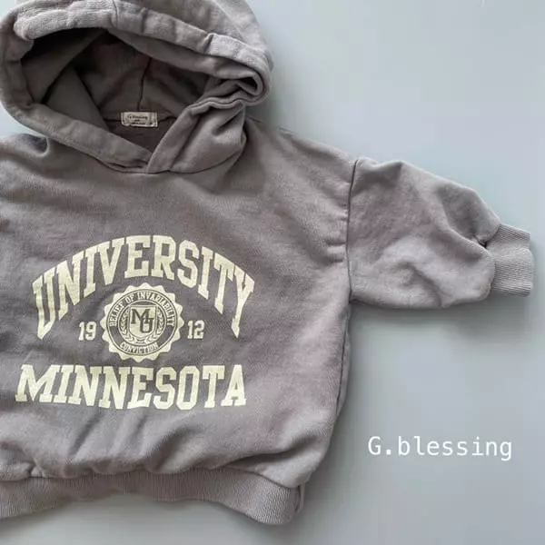 G Blessing - Korean Children Fashion - #kidsshorts - Minesota Hoody - 4