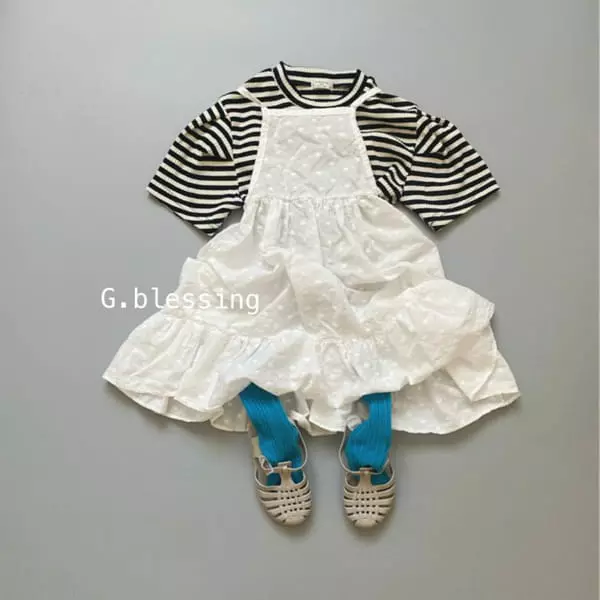 G Blessing - Korean Children Fashion - #kidsstore - Sleeves Shirring Tee - 7