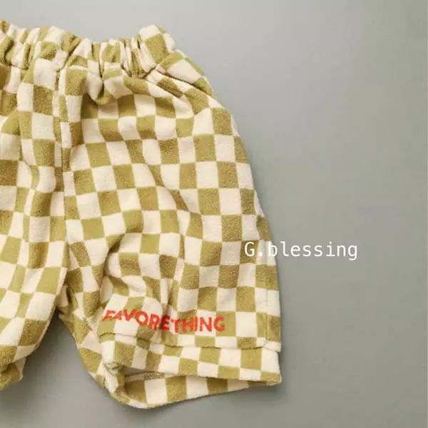 G Blessing - Korean Children Fashion - #kidsstore - Terry Bans Shorts - 4