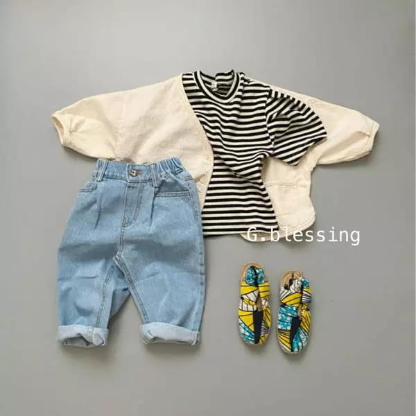 G Blessing - Korean Children Fashion - #kidzfashiontrend - Sleeves Shirring Tee - 8