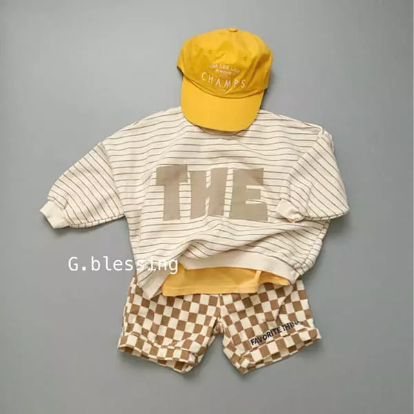 G Blessing - Korean Children Fashion - #littlefashionista - Terry Bans Shorts - 6