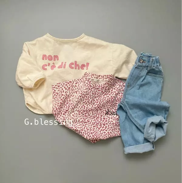 G Blessing - Korean Children Fashion - #littlefashionista - Back Leopard Tee - 8