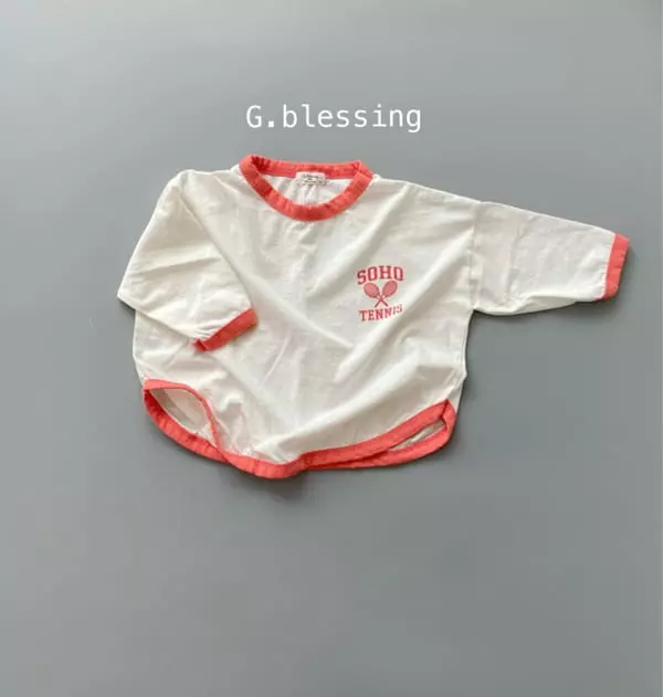 G Blessing - Korean Children Fashion - #littlefashionista - Tennis piping Tee - 3