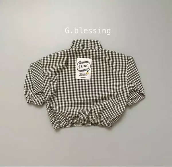 G Blessing - Korean Children Fashion - #magicofchildhood - Check Check Anorak - 2