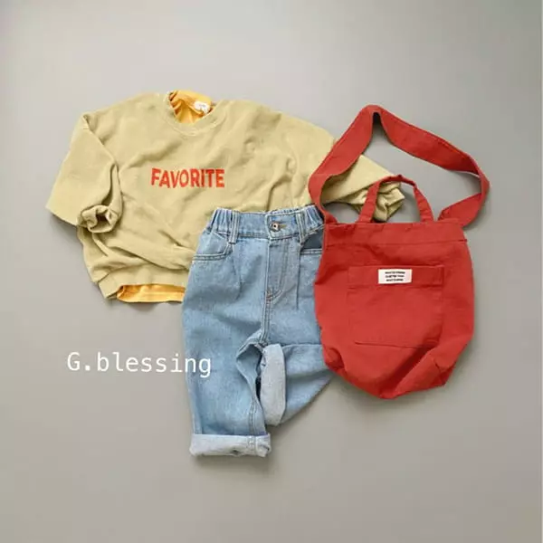 G Blessing - Korean Children Fashion - #magicofchildhood - Natural Jeans - 12