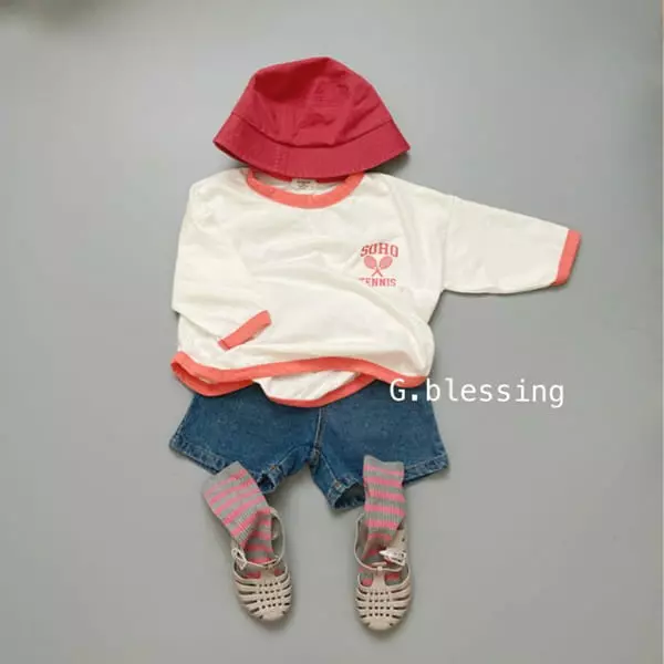 G Blessing - Korean Children Fashion - #prettylittlegirls - Tennis piping Tee - 6