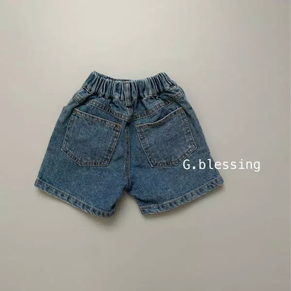 G Blessing - Korean Children Fashion - #todddlerfashion - Daily Denim Shorts - 2