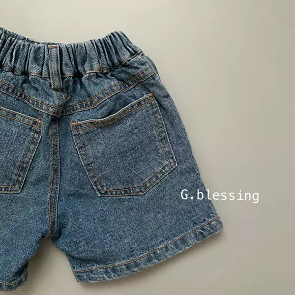 G Blessing - Korean Children Fashion - #toddlerclothing - Daily Denim Shorts - 3