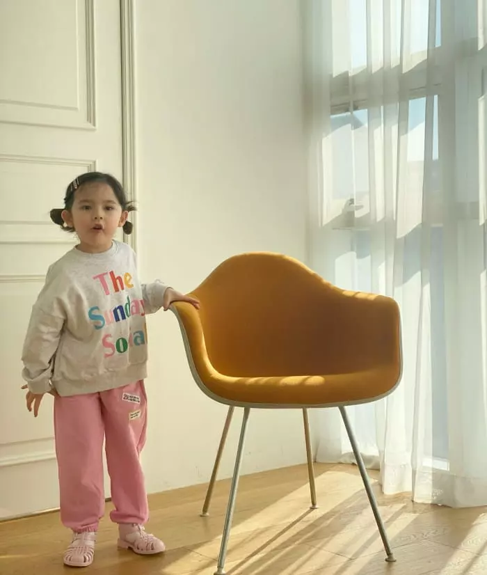 Garden - Korean Children Fashion - #Kfashion4kids - Sunday Sweatshirt Bottom Set - 8
