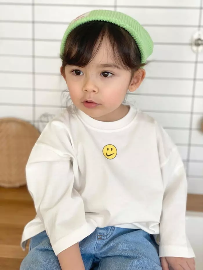 Garden - Korean Children Fashion - #designkidswear - Smile Logo Tee - 2
