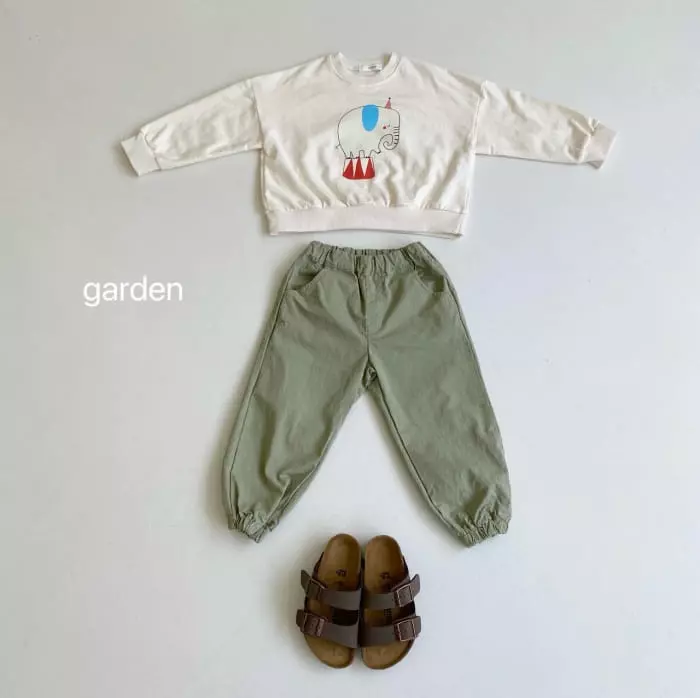 Garden - Korean Children Fashion - #discoveringself - Cotton Jogger Pants - 11