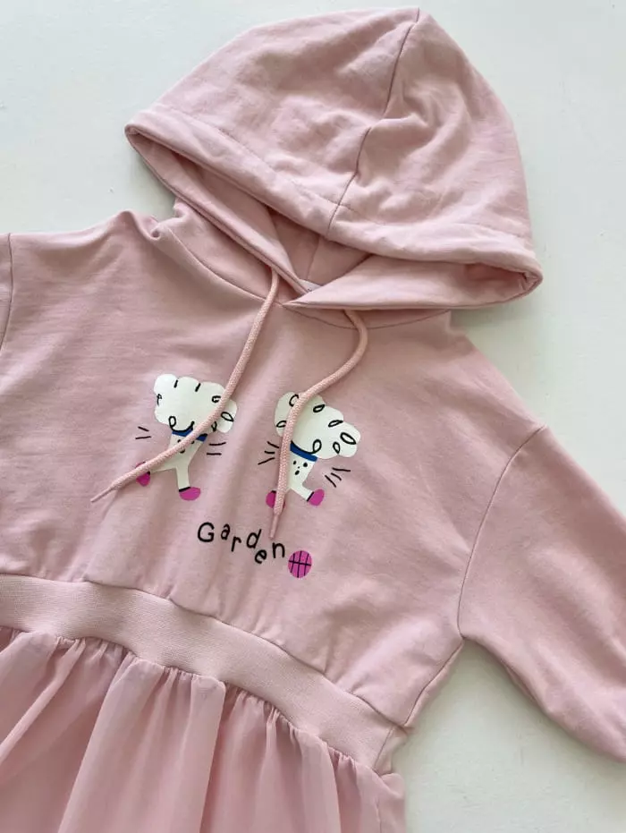 Garden - Korean Children Fashion - #discoveringself - Hoody One-piece - 2