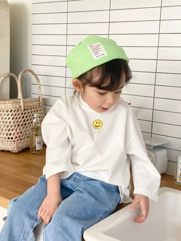 Garden - Korean Children Fashion - #discoveringself - Smile Logo Tee - 3