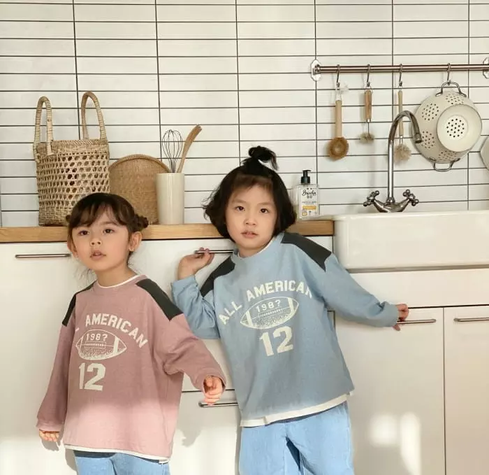 Garden - Korean Children Fashion - #discoveringself - Lugby Color Tee