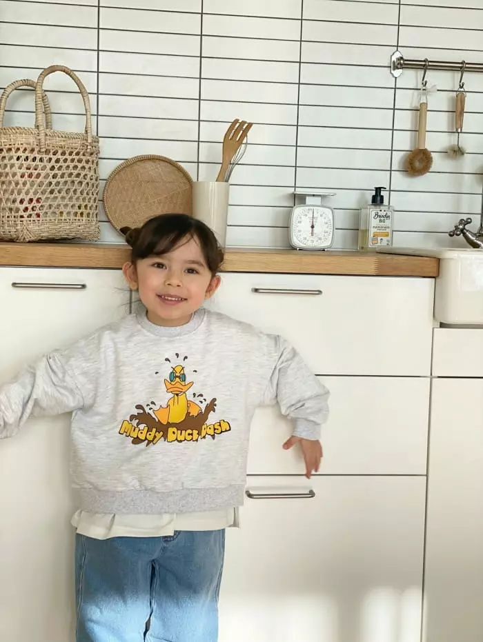 Garden - Korean Children Fashion - #fashionkids - Duck Sweatshirt - 8