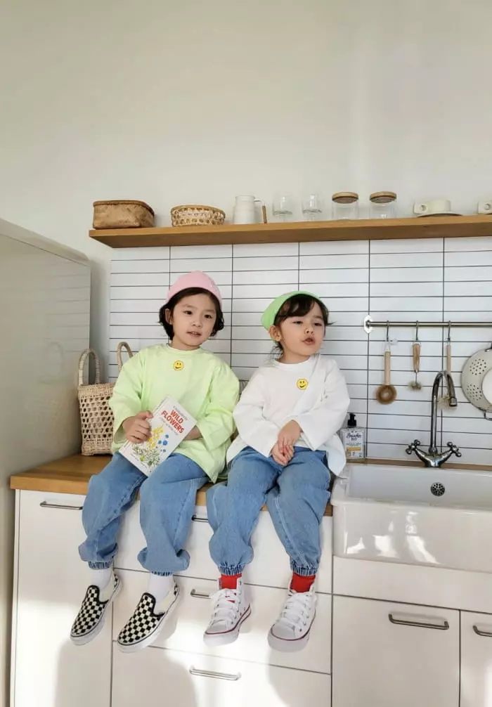Garden - Korean Children Fashion - #discoveringself - Smile Logo Tee - 4