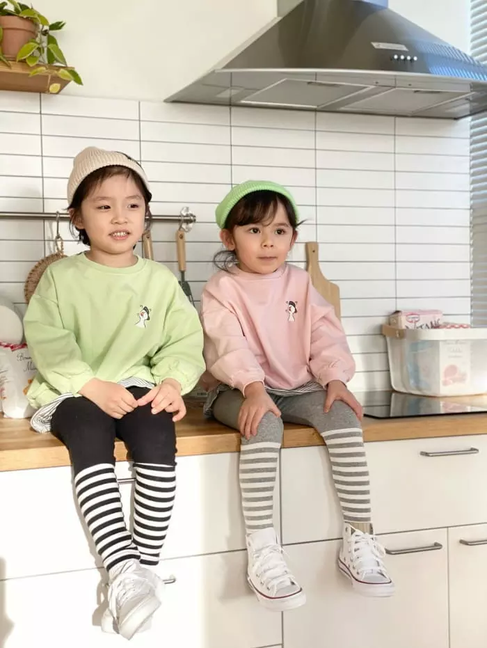Garden - Korean Children Fashion - #kidsshorts - Stripes Color Sweatshirt - 3