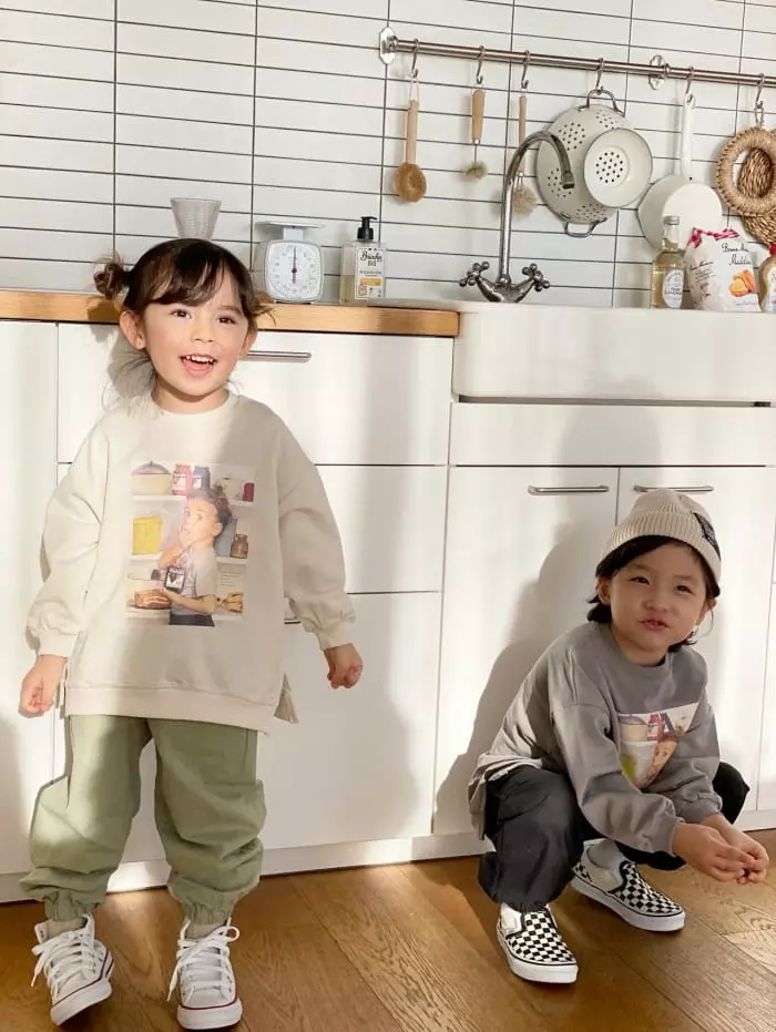 Garden - Korean Children Fashion - #kidsshorts - Print Sweatshirt - 12