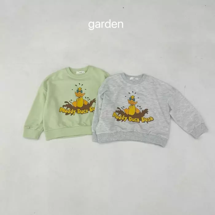 Garden - Korean Children Fashion - #kidsshorts - Duck Sweatshirt - 9