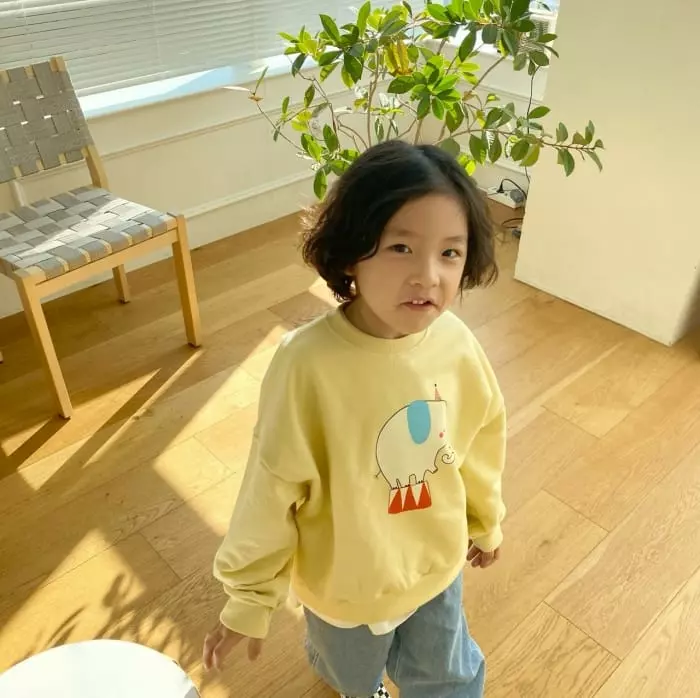 Garden - Korean Children Fashion - #kidsshorts - Elephant Sweatshirt - 8
