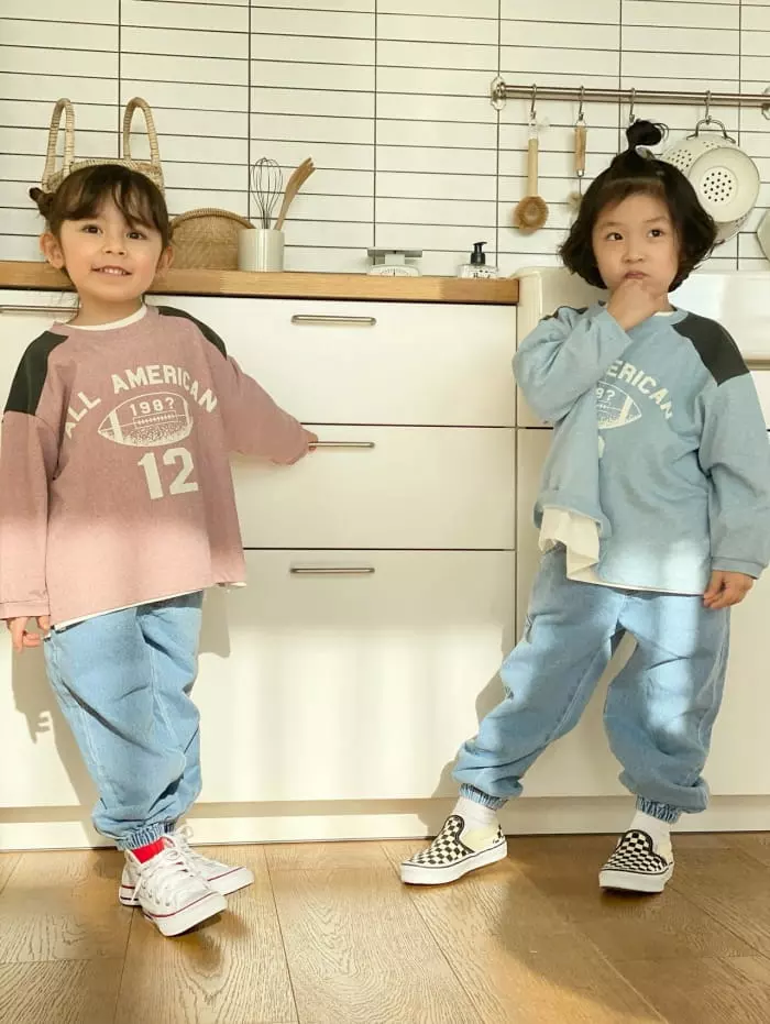 Garden - Korean Children Fashion - #kidsshorts - Lugby Color Tee - 3