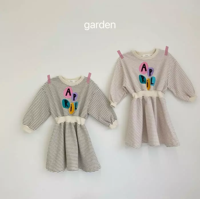 Garden - Korean Children Fashion - #kidsstore - Stripes Band One-piece - 2