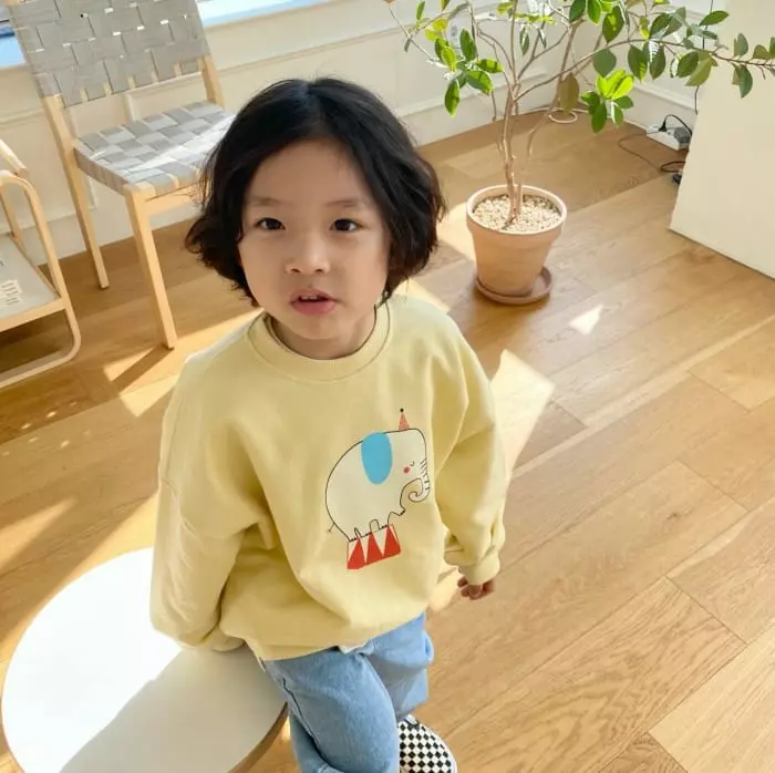 Garden - Korean Children Fashion - #kidsstore - Elephant Sweatshirt - 9